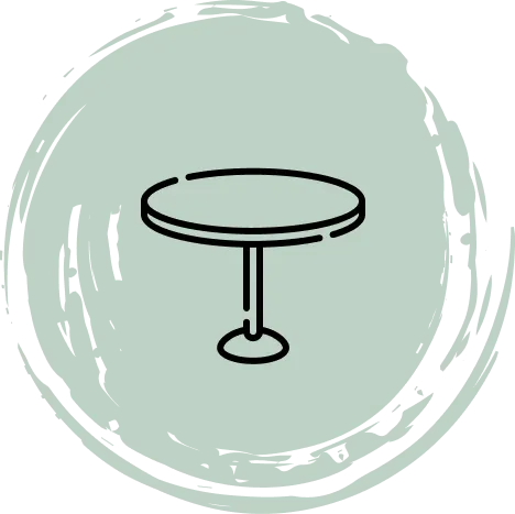 tables et mange debout